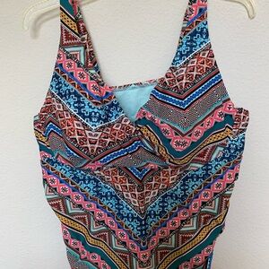 Time and Tru Tankini top 1X (16-18W)